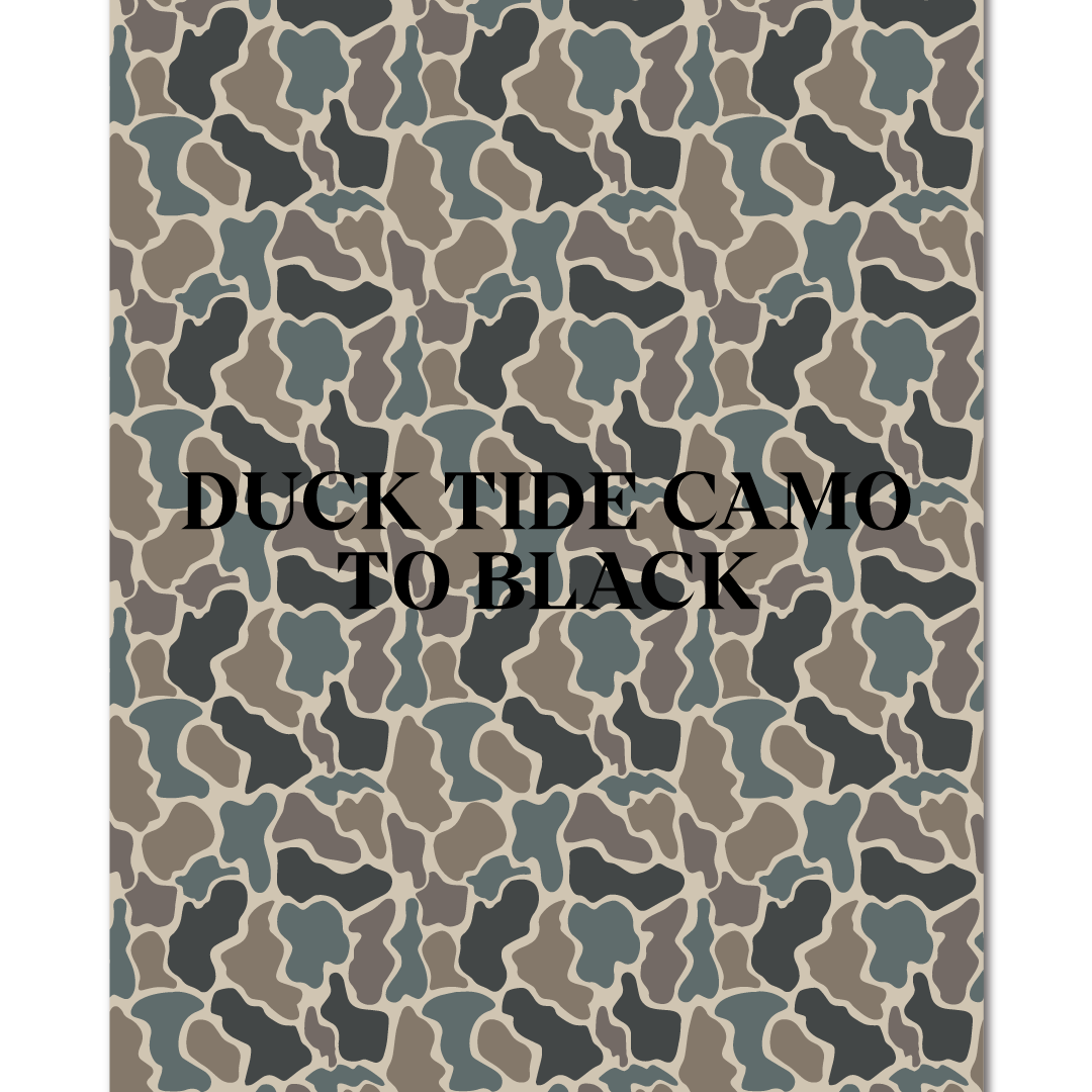 Duck Tide Camo - PatternFlex Leatherette 12 x 24