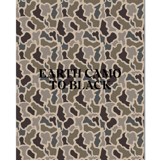 Earth Camo - PatternFlex Leatherette 12 x 24