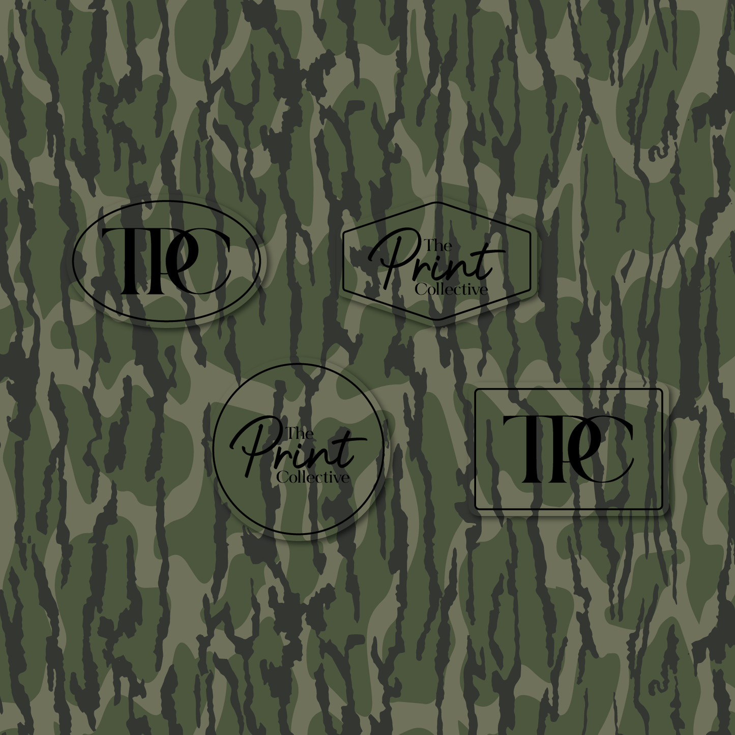 Forest Husk Camo - PatternFlex Leatherette 12 x 24