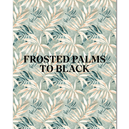 Frosted Palms - PatternFlex Leatherette 12 x 24