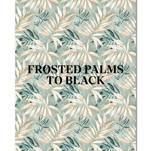 Frosted Palms - PatternFlex Leatherette 12 x 24