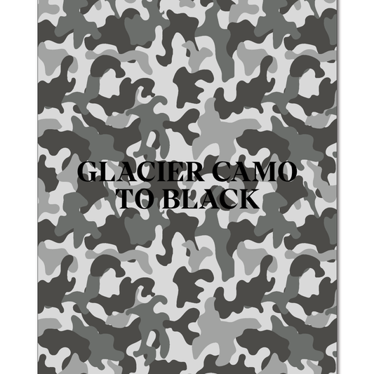 Glacier Camo - PatternFlex Leatherette 12 x 24