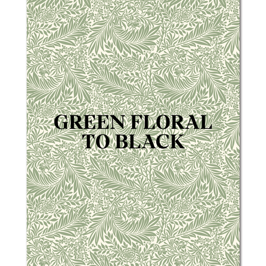 Green Floral - PatternFlex Leatherette 12 x 24