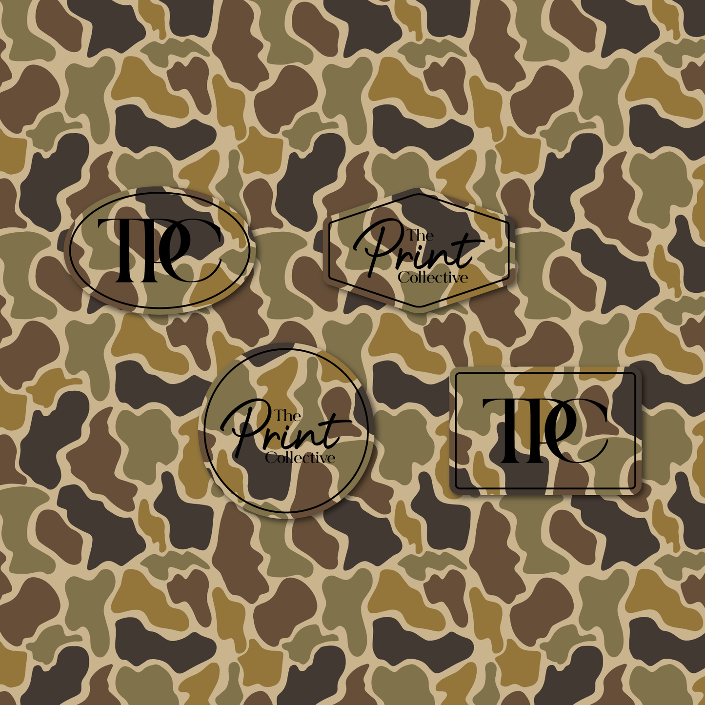 Mudflint Camo - PatternFlex Leatherette 12 x 24