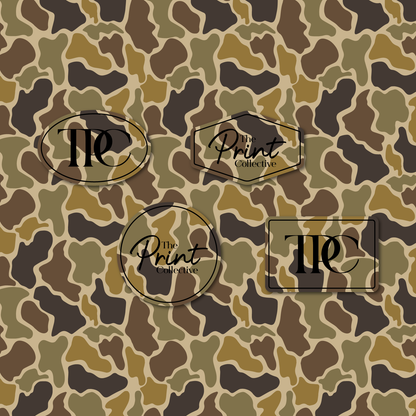 Mudflint Camo - PatternFlex Leatherette 12 x 24