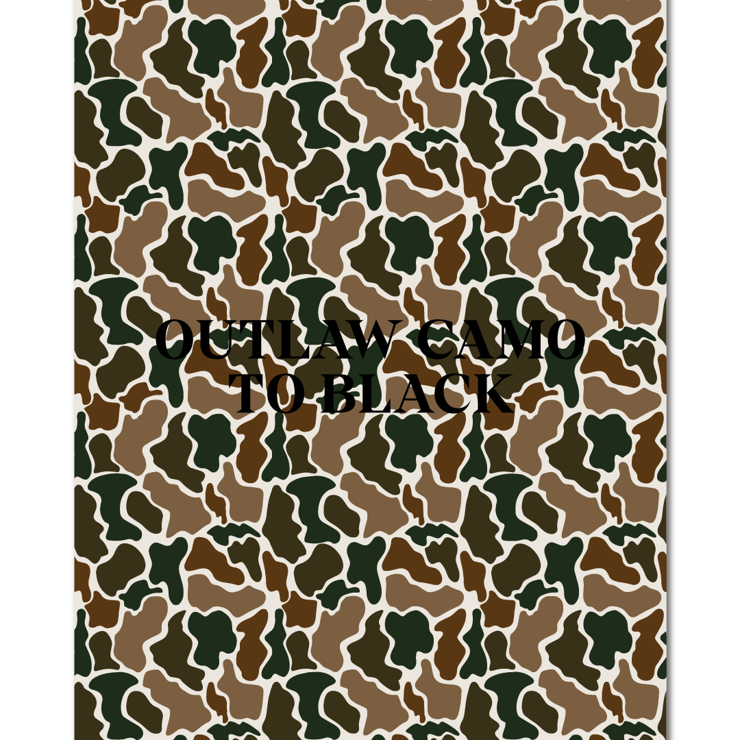 Outlaw Camo - PatternFlex Leatherette 12 x 24