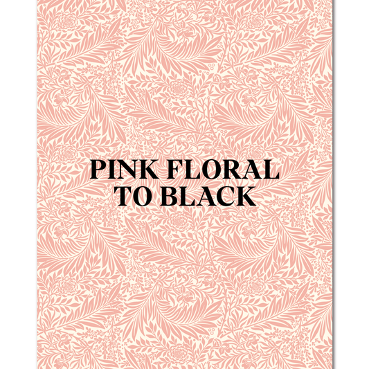 Pink Floral - PatternFlex Leatherette 12 x 24