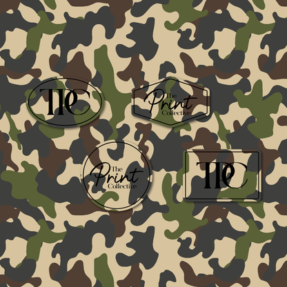 Timber Camo - PatternFlex Leatherette 12 x 24